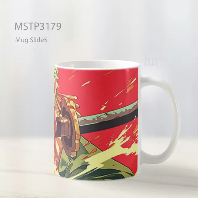 Zoro One Piece Mug MSTP3179 - All-side / Desain