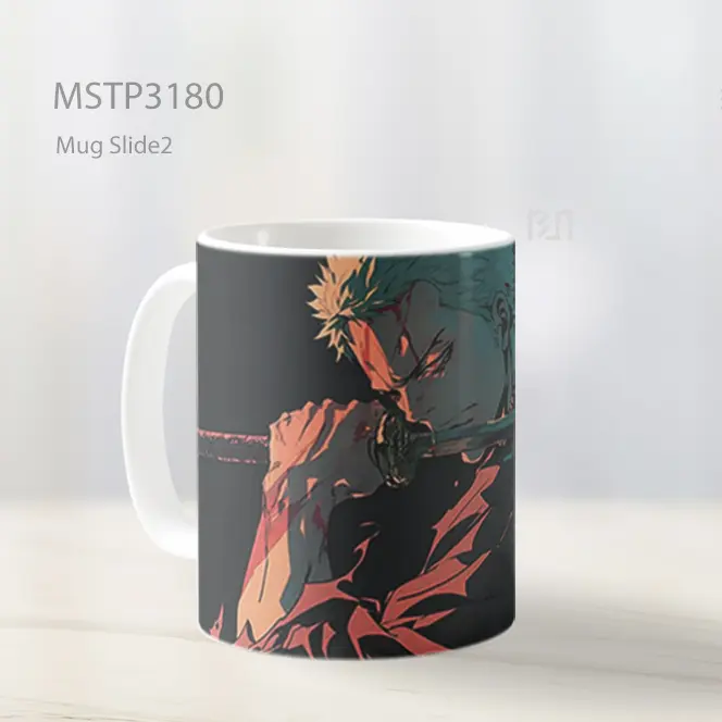 Zoro Pedang Berdarah One Piece Mug MSTP3180 - All-side / Desain