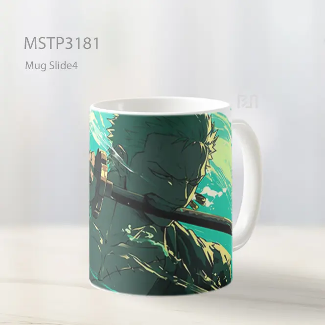 Zoro Pedang Bertarung One Piece Mug MSTP3181
