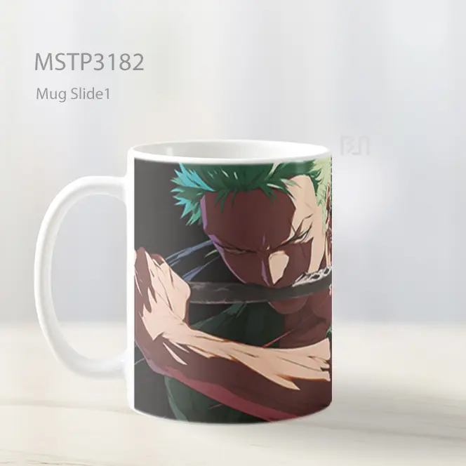 Zoro Pedang Keren One Piece Mug MSTP3182 - All-side / Desain