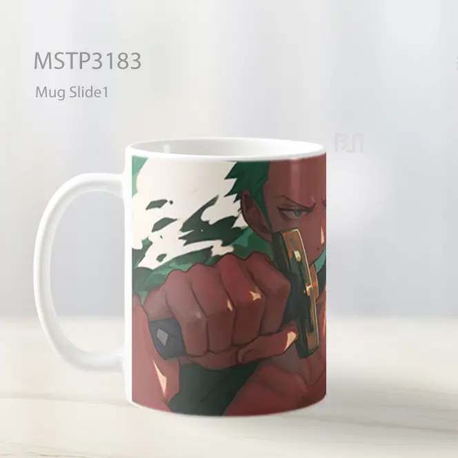 Zoro Pedangsmanship One Piece Mug MSTP3183 - All-side / Desain