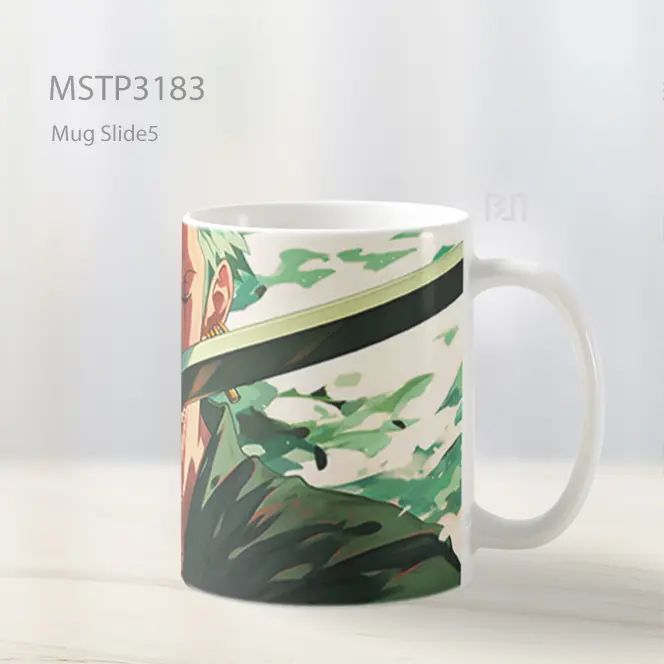 Zoro Pedangsmanship One Piece Mug MSTP3183 - All-side / Desain