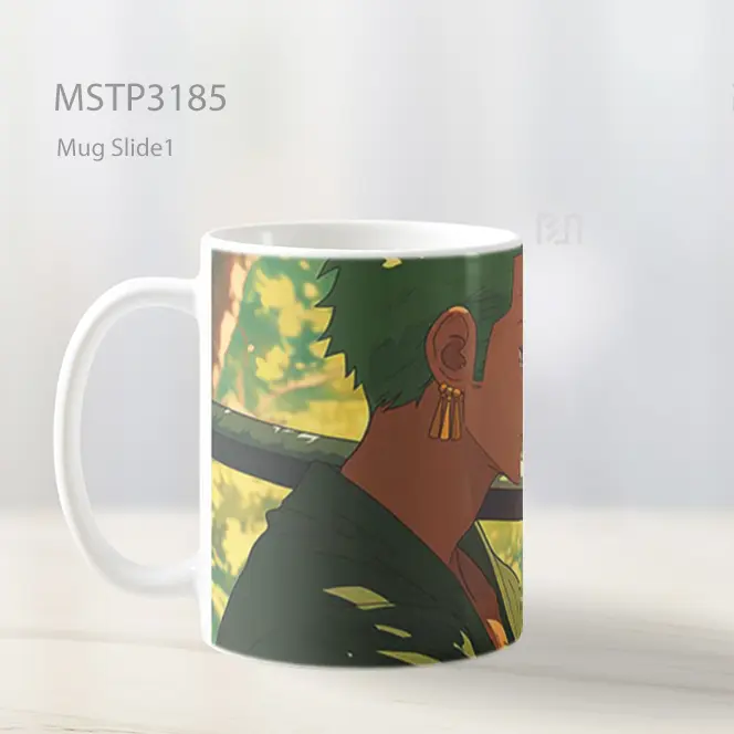 Zoro Pendekar Pedang Gaya Ghibli Mug MSTP3185 - All-side / Desain
