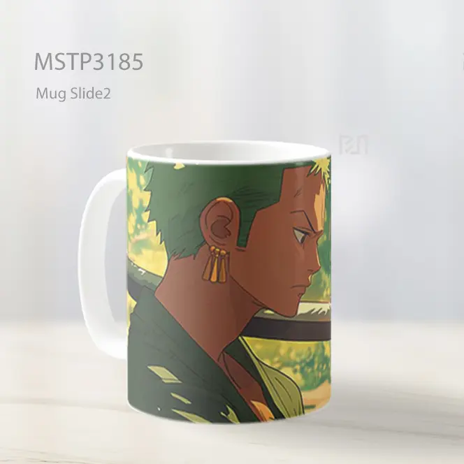 Zoro Pendekar Pedang Gaya Ghibli Mug MSTP3185 - All-side / Desain