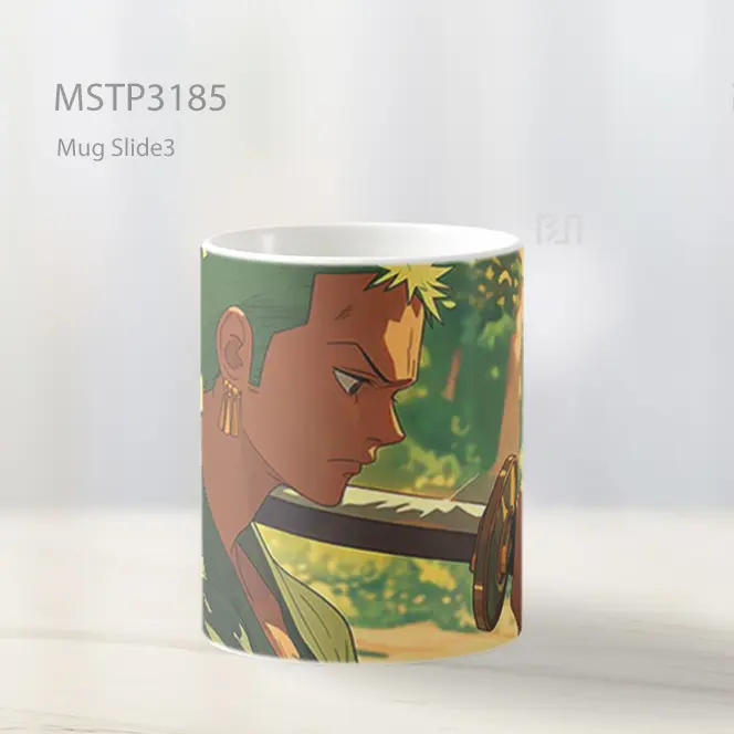 Zoro Pendekar Pedang Gaya Ghibli Mug MSTP3185 - All-side / Desain
