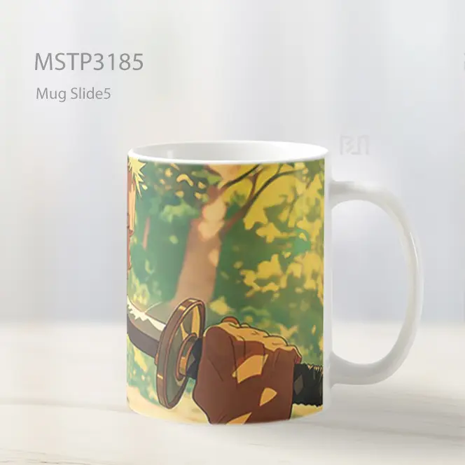 Zoro Pendekar Pedang Gaya Ghibli Mug MSTP3185 - All-side / Desain