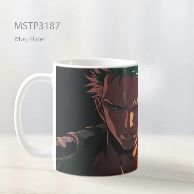 Zoro Persiapan Bertarung Anime Mug MSTP3187 - All-side / Desain