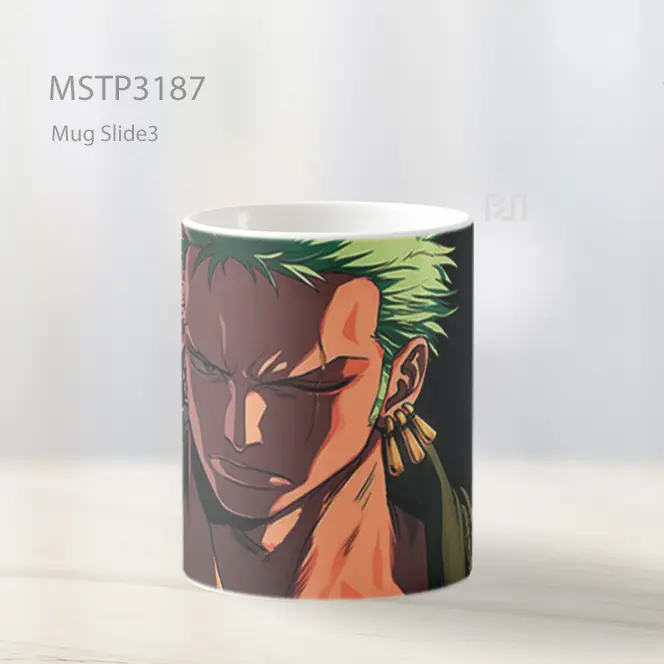 Zoro Persiapan Bertarung Anime Mug MSTP3187 - All-side / Desain