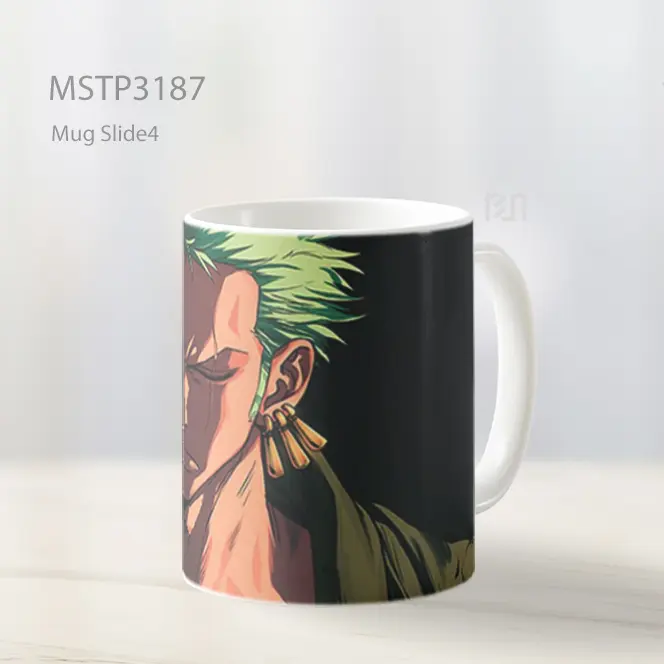 Zoro Persiapan Bertarung Anime Mug MSTP3187