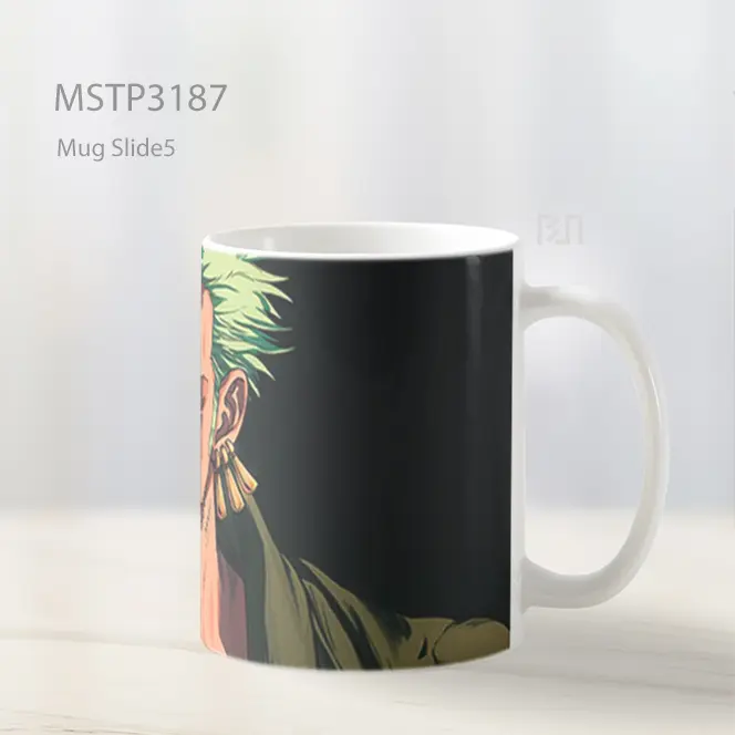 Zoro Persiapan Bertarung Anime Mug MSTP3187 - All-side / Desain