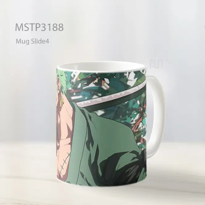 Zoro Pose Pedang One Piece Mug MSTP3188