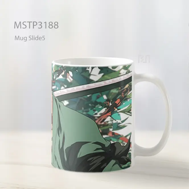 Zoro Pose Pedang One Piece Mug MSTP3188 - All-side / Desain