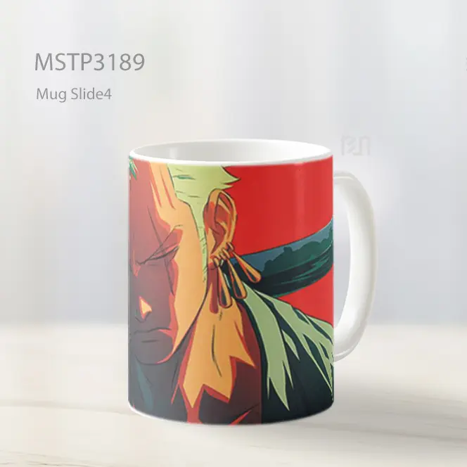 Zoro Roronoa Fokus Siap Bertarung Mug MSTP3189
