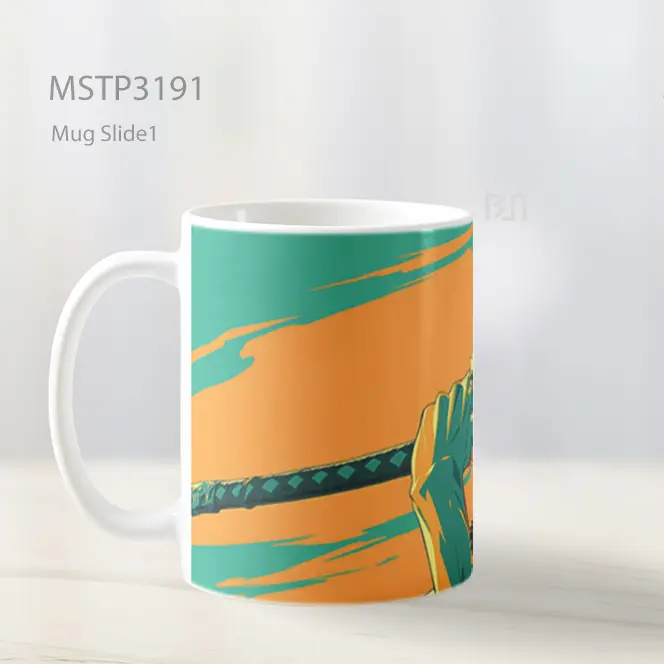 Zoro Roronoa One Piece Mug MSTP3191 - All-side / Desain