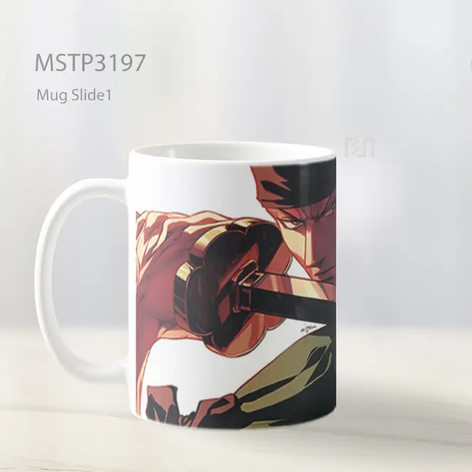Zoro Serangan Pedang One Piece Mug MSTP3197 - All-side / Desain