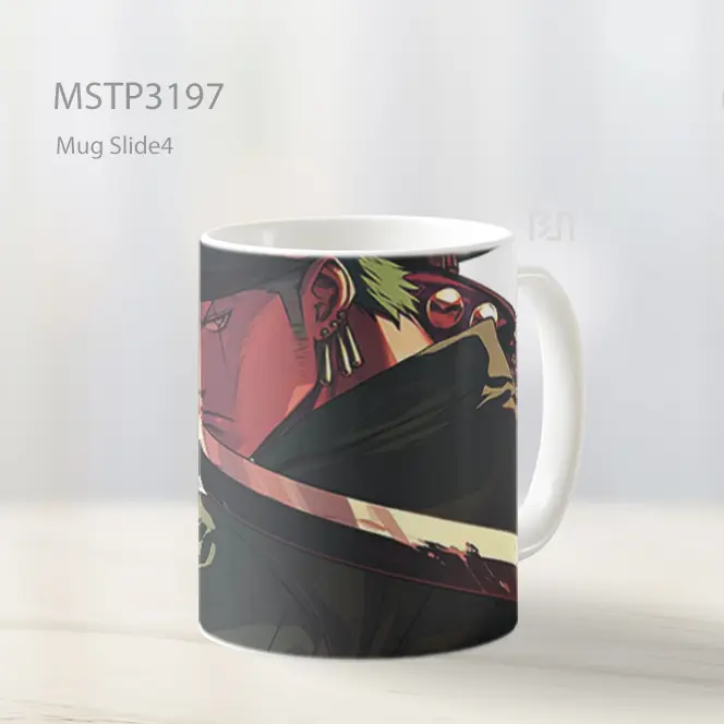 Zoro Serangan Pedang One Piece Mug MSTP3197