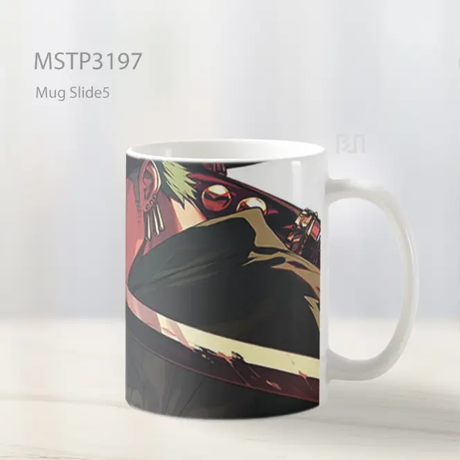 Zoro Serangan Pedang One Piece Mug MSTP3197 - All-side / Desain