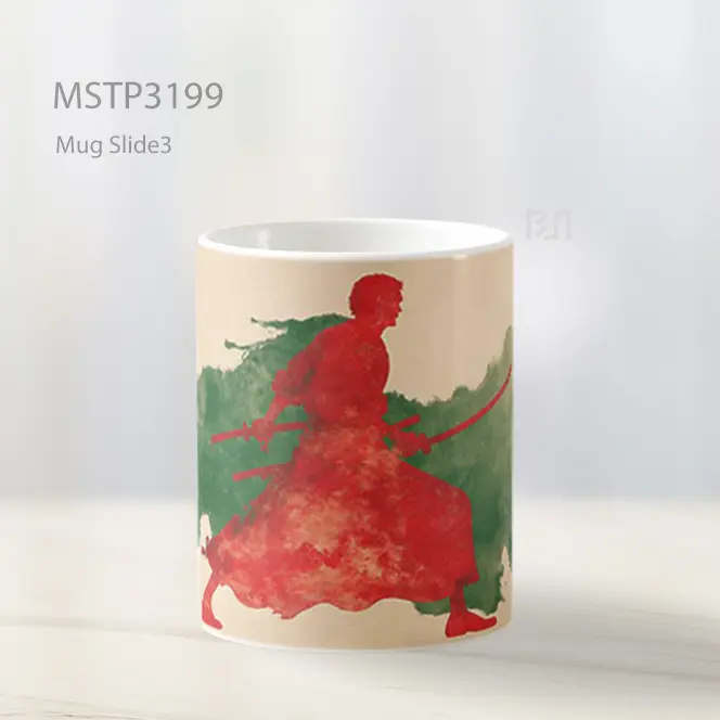 Zoro Siluet Ashura Mug MSTP3199 - All-side / Desain