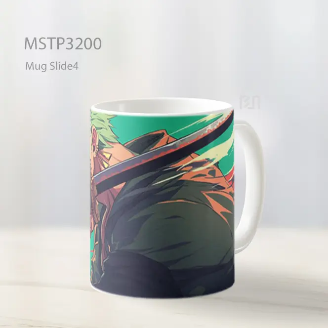 Zoro Sword Fight Anime Mug MSTP3200