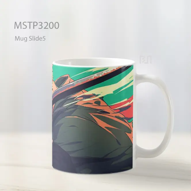 Zoro Sword Fight Anime Mug MSTP3200 - All-side / Desain