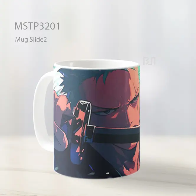 Zoro Tatapan Mematikan Mug MSTP3201 - All-side / Desain