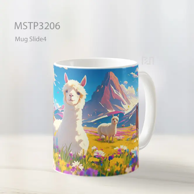 Alpaka Padang Bunga Mug MSTP3206