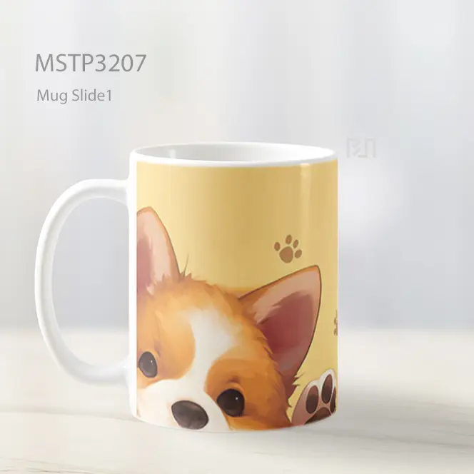 Anak Anjing Corgi Mug MSTP3207 - All-side / Desain