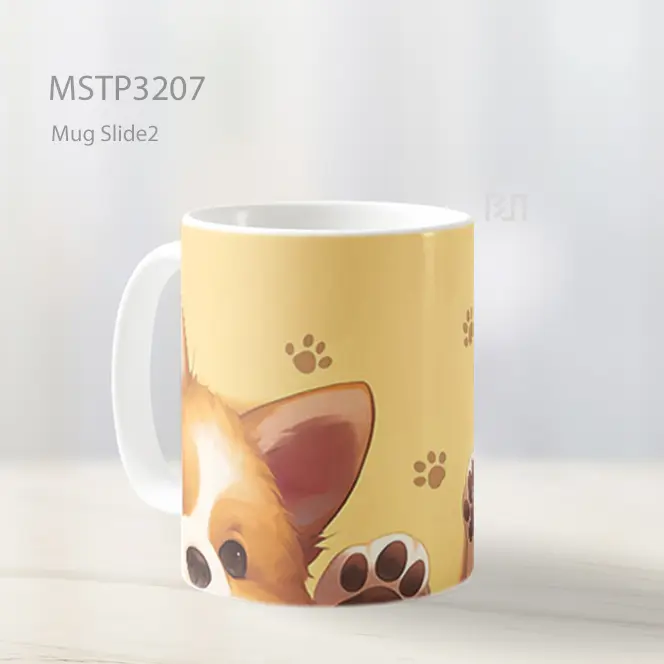 Anak Anjing Corgi Mug MSTP3207 - All-side / Desain