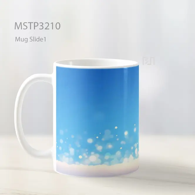 Anak Kucing Salju Mug MSTP3210 - All-side / Desain