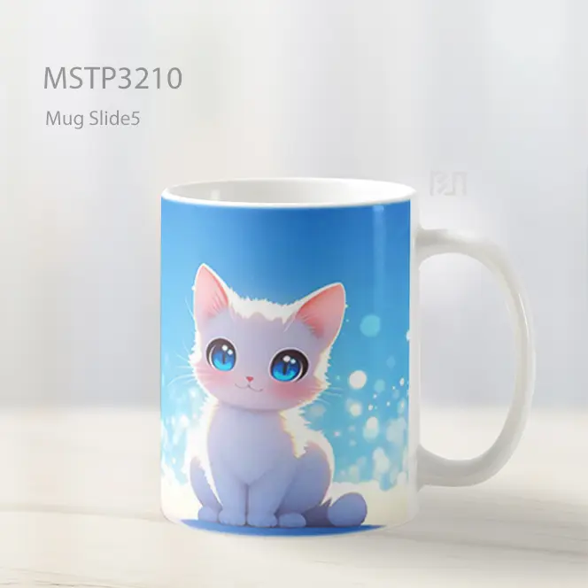 Anak Kucing Salju Mug MSTP3210 - All-side / Desain