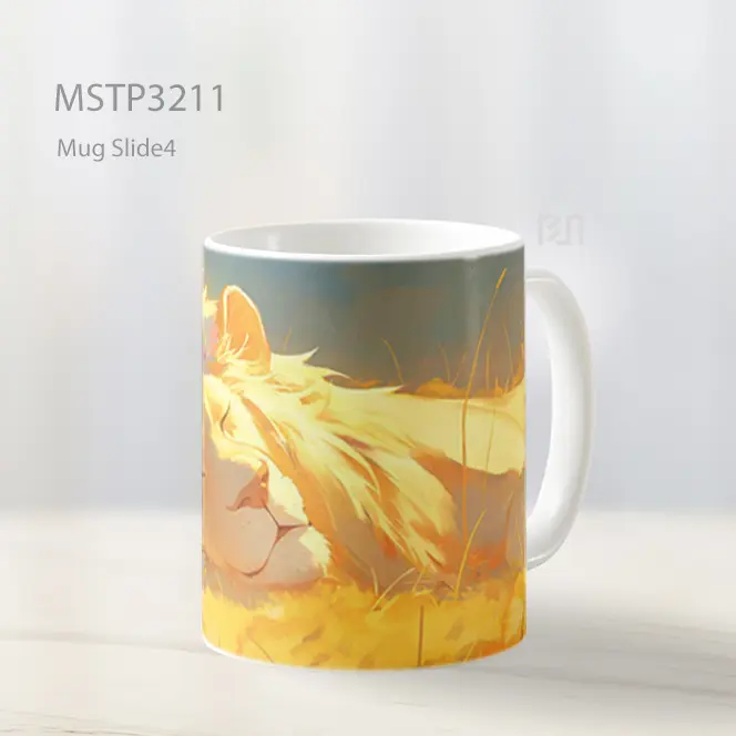 Anak Singa Tidur Mug MSTP3211