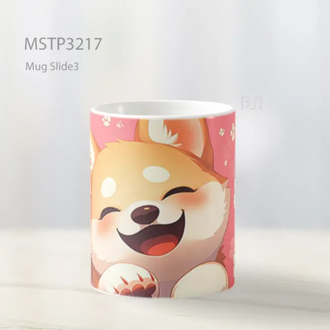 Anjing Corgi Bahagia Mug MSTP3217 - All-side / Desain