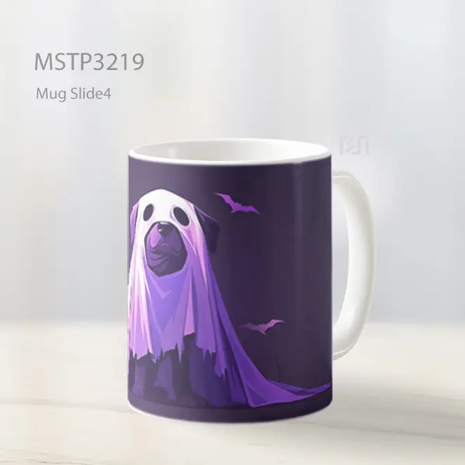 Anjing Hantu Ungu Mug MSTP3219