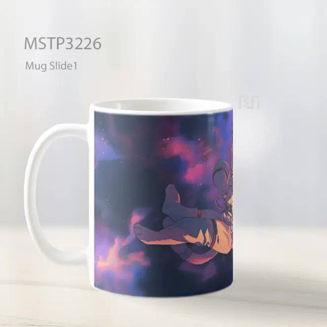 Astronot Anjing Mug MSTP3226 - All-side / Desain