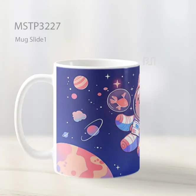 Astronot Lucu Mug MSTP3227 - All-side / Desain