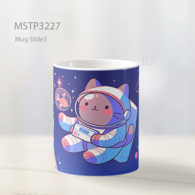 Astronot Lucu Mug MSTP3227 - All-side / Desain
