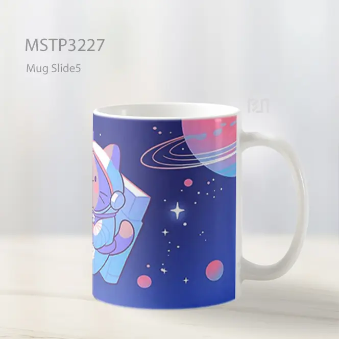 Astronot Lucu Mug MSTP3227 - All-side / Desain