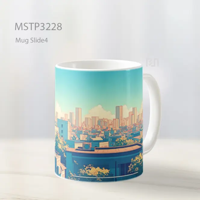 Atap Kota Pagi Mug MSTP3228