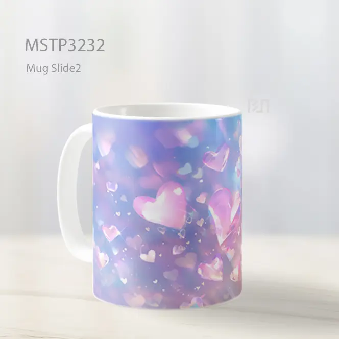 Awan Pink Kilau Mug MSTP3232 - All-side / Desain
