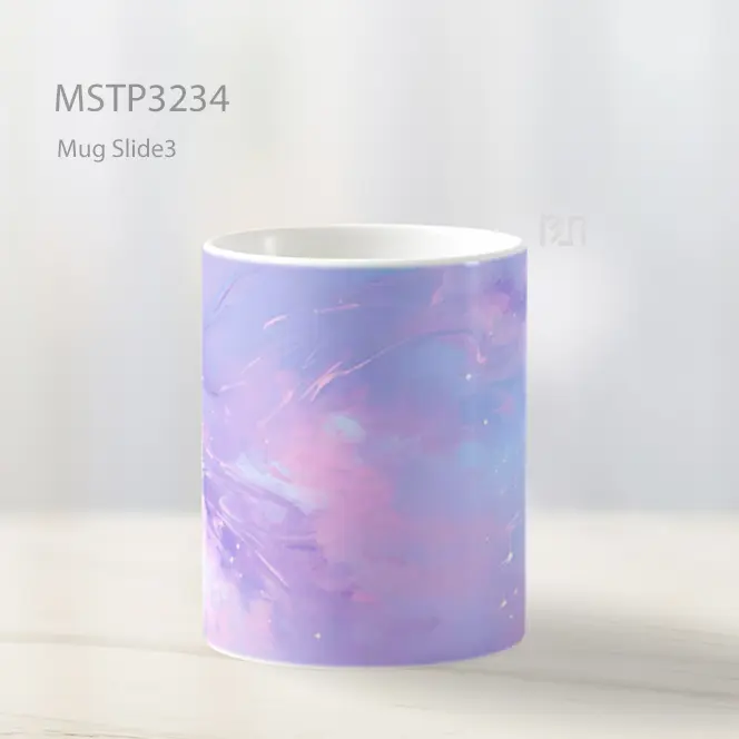 Awan Ungu Pastel Mug MSTP3234 - All-side / Desain