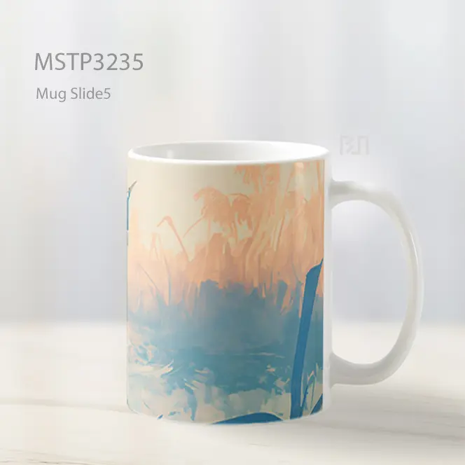 Bangau Anggun Mug MSTP3235 - All-side / Desain
