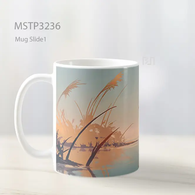 Bangau Di Rawa Mug MSTP3236 - All-side / Desain