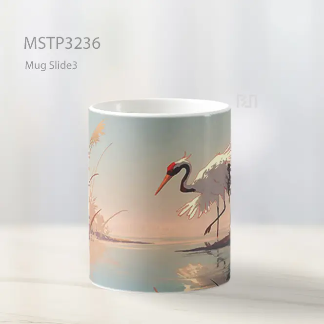 Bangau Di Rawa Mug MSTP3236 - All-side / Desain