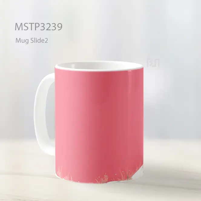 Bayi Kelinci Pink Mug MSTP3239 - All-side / Desain