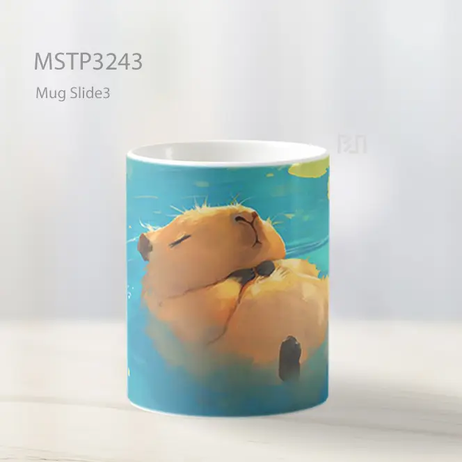Berang Berang Santai Mug MSTP3243 - All-side / Desain
