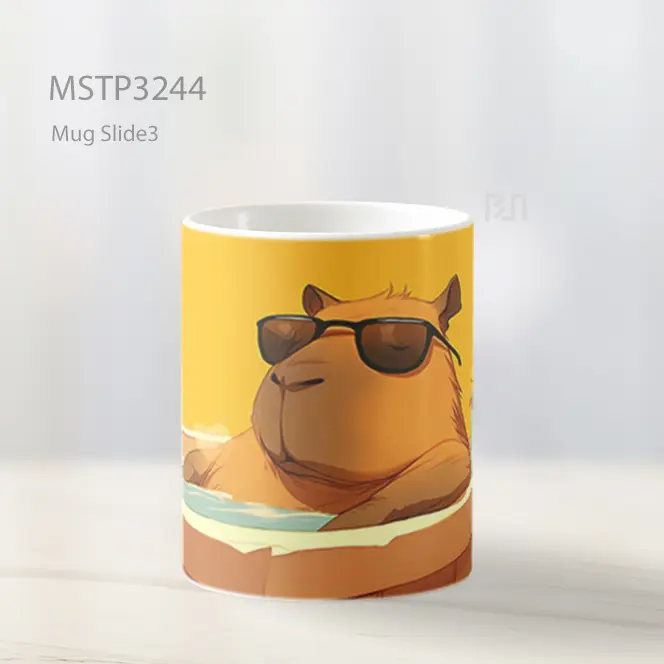 Beruang Di Jacuzzi Mug MSTP3244 - All-side / Desain