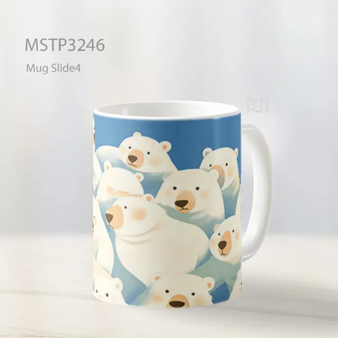 Beruang Kutub Pola Mug MSTP3246