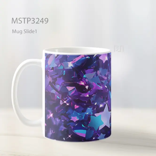 Bintang Ungu Mug MSTP3249 - All-side / Desain