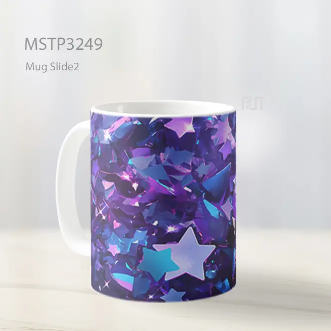 Bintang Ungu Mug MSTP3249 - All-side / Desain