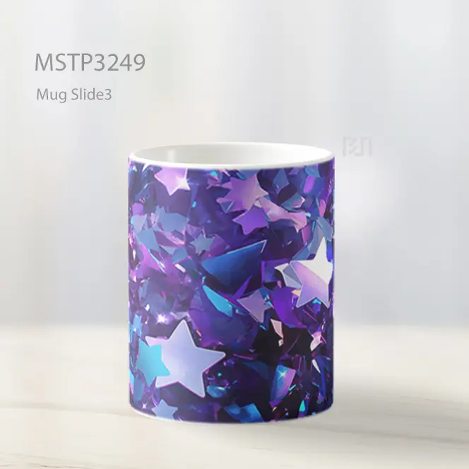 Bintang Ungu Mug MSTP3249 - All-side / Desain